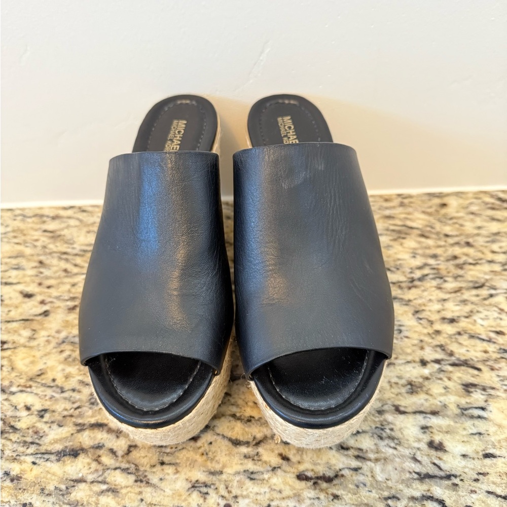 Michael Kors Black Women's Wedges